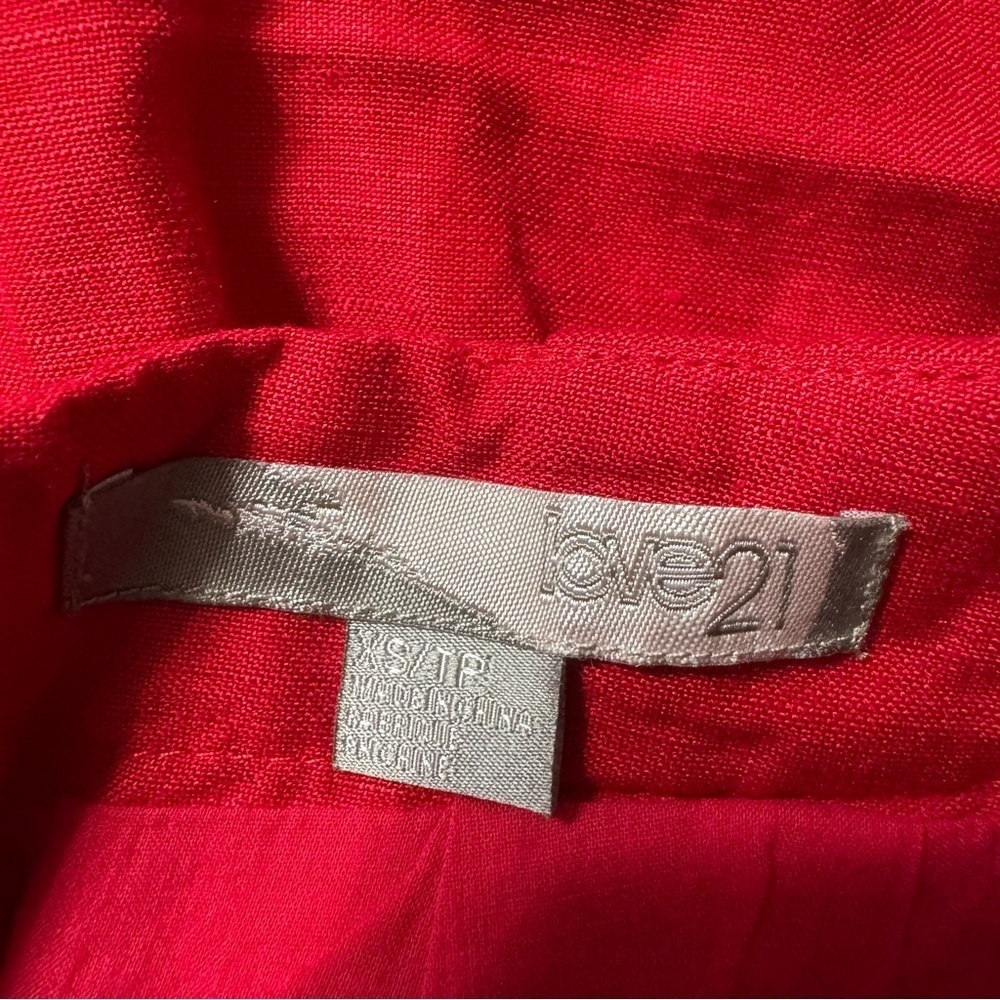 Forever 21 Red Mini Skirt Size XS - Picture 3 of 12